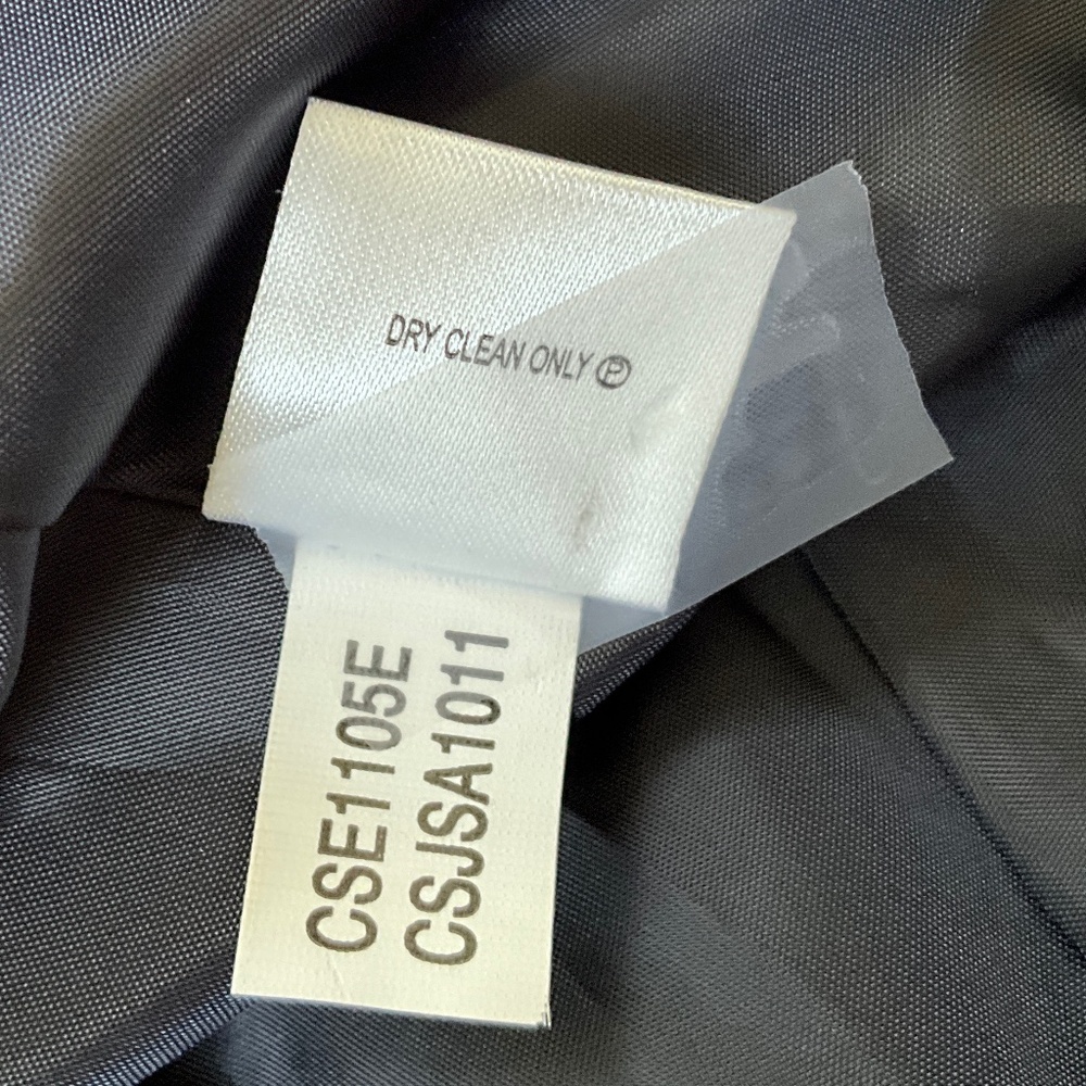 NWOT CALVIN KLEIN Stretch Fitted Blazer Size 2 Navy Blue - Picture 8 of 14